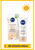 NIVEA Essentials BB Krem,24 Saat Nemlendirme + Işıltı Açık Ton Gündüz Yüz Bakım Kremi 50 ml