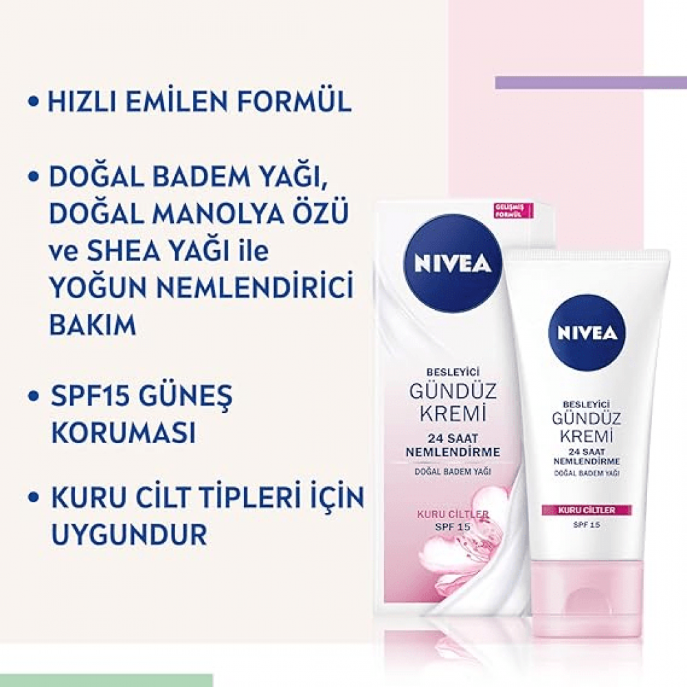 NIVEA Essentials Besleyici Gündüz Yüz Bakım Kremi 50 ml