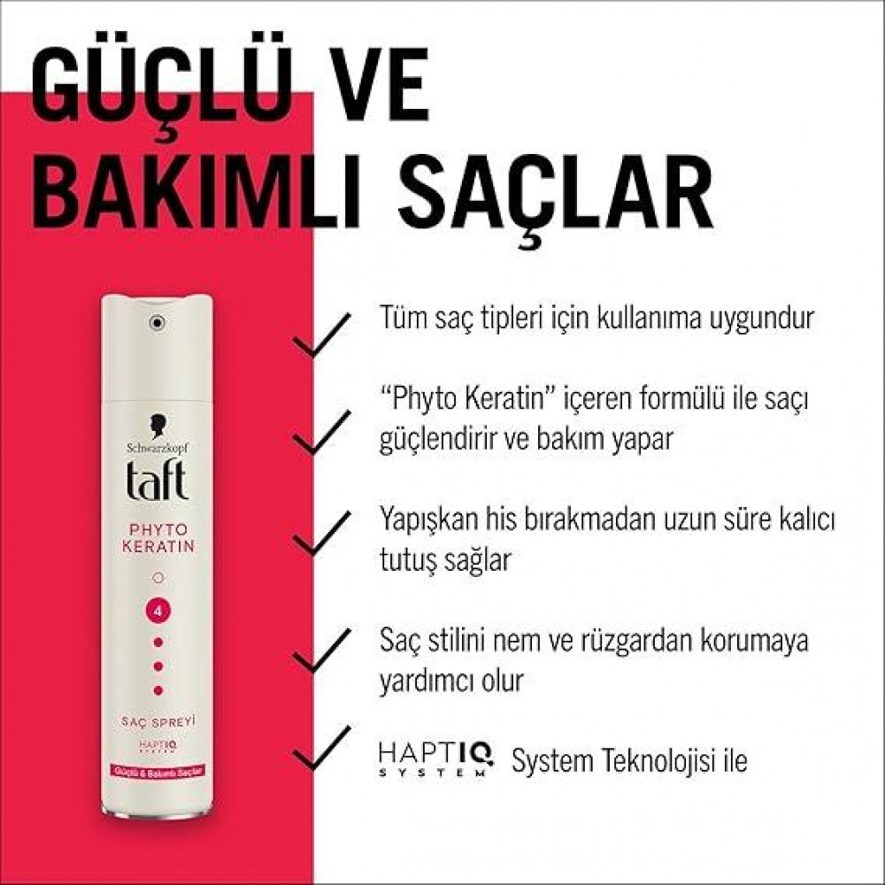 Taft Keratin Saç Sprey 250 Ml